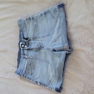 High Rise Jean Shorts